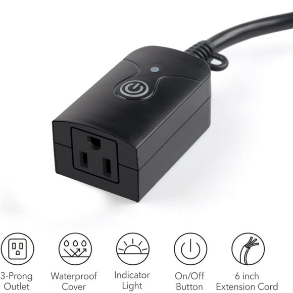 Outdoor/Indoor Wireless Outlet with Remote - Picture 3 of 6